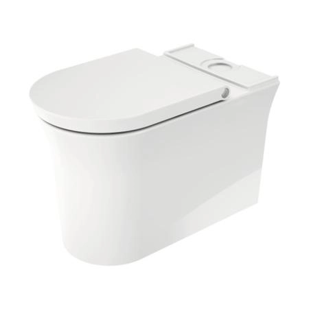 Duravit White Tulip Моноблок 37x65 см, безободковый, слив универсальный, HygieneGlaze, цвет: белый