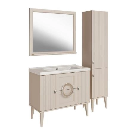 Тумба ASB-Woodline Федерика 100 Тирамису Софт по раковину Гармония 100