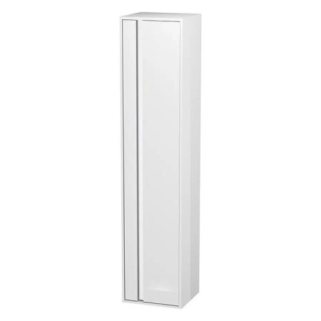 Duravit Ketho Шкаф высокий 40х36х180см., 1 дверца петли справа, 2 стеклянные полки, 1 деревянная полка, подвесной, цвет: белый глянцевый