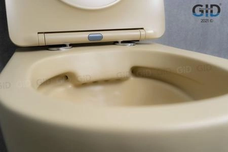 Унитаз Gid Sr2198 49 см подвесной безободковый микролифт светло-коричневый матовый