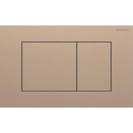 Geberit Sigma40 Клавиша для двойного смыва, квадратная: Красное золото