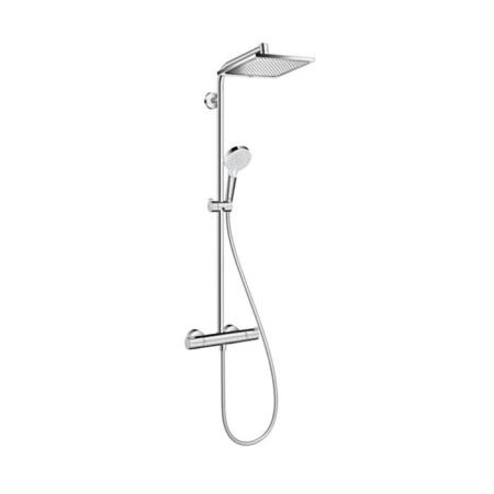 Hansgrohe Crometta E 240 SHP Душевая система 103см, с верхним душем 240х240мм., ручным душем и термостатическим смесителем, цвет: хром