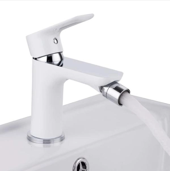 Смеситель Gappo G5048 для биде белый/хром