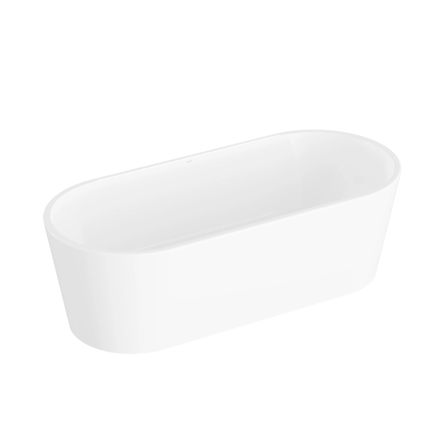 Ванна VitrA Geo 65380006000 180 x 80,5 см отдельностоящая акриловая прямоугольная белая