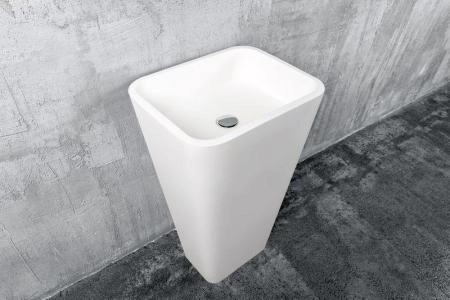 Раковина NT BAGNO NT606 GELATO 510x410 искусственный камень