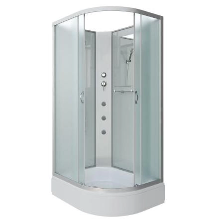 Душевая кабина Niagara NG-33974-14LBKG 900х700х2000 средний поддон  26см стекло матовое