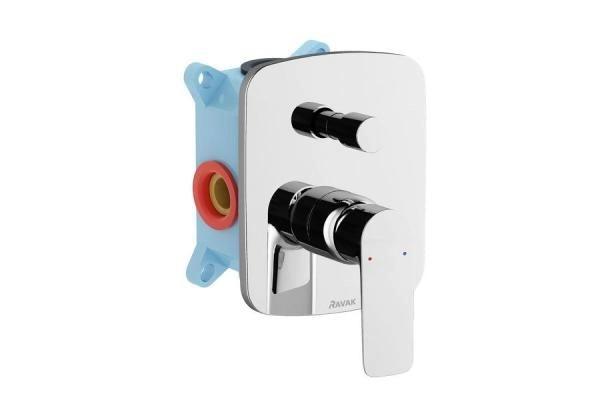 Смеситель для ванны Ravak Classic Classic CL 065.00 для R-box встроенный с переключателем X070088 Смеситель для ванны Ravak Classic Classic CL 065.00 для R-box встроенный с переключателем X070088