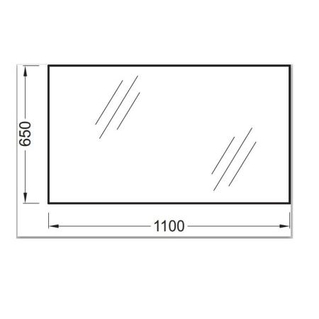 Зеркало Jacob Delafon EB1400-NF 110 см