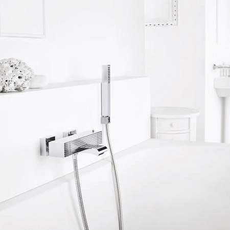 Stella Casanova Термостатический смеситель для ванны 3267TM304 с ручным душем, цвет: хром