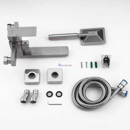 Смеситель для ванны Frap F32802 сатин