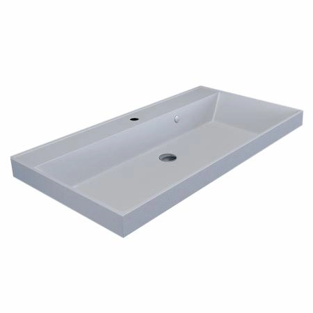 Раковина кварцевая Uperwood Classic Quartz 90 см, белая матовая, жасмин