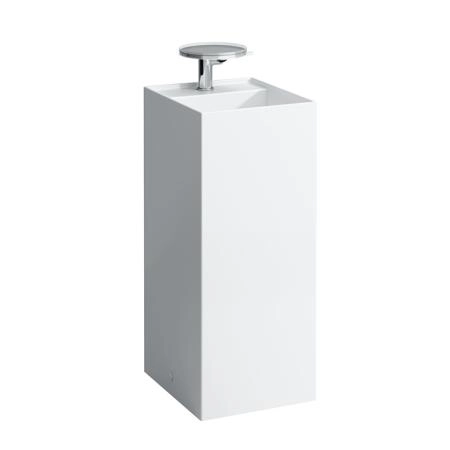 Laufen Kartell Свободност раковина 375х435х900мм без перелива, с 1 отв. под смеситель, цвет: белый глянец