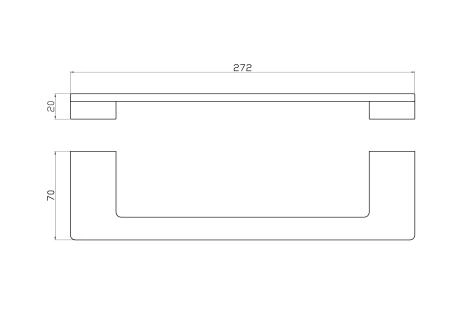 Вешалка для полотенец WONZON & WOGHAND ECLIPSE, Черный (WW-9113-BL)