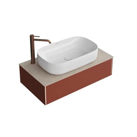 Тумба Kerama Marazzi MAGICA МАДЖИКА MA.90.1\VR.M подвесная 90, 1 ящик, венецианский красный матовый