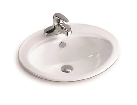 Раковина SantiLine SL-2107 56x48,5 подстольный керамическая Белый