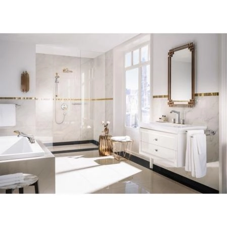 Верхний душ Hansgrohe Raindance Classic 27424090, хром/золото