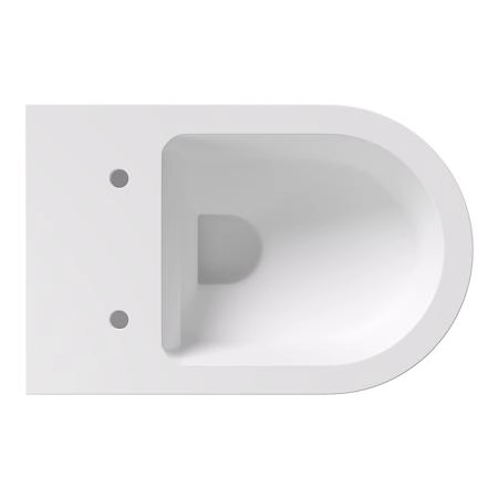 Alice Hide Round Унитаз 57х37см., подвесной, безободковый, с сиденьем и крышкой с микролифтом, с набором для крепления, цвет: белый матовый