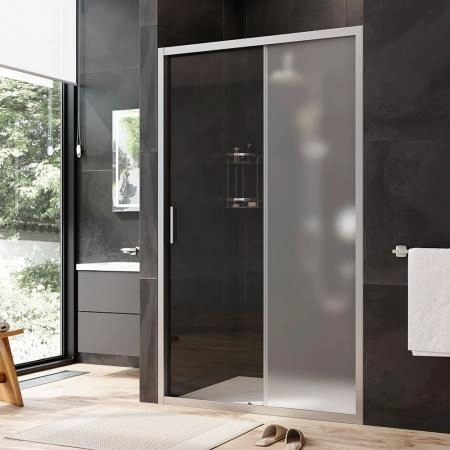 Дверь душевая в нишу AM.PM Gem W90G-120-1-195MM прозрачное, матовое; профиль хром матовый