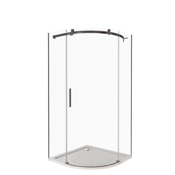 Душевой уголок GOOD DOOR GALAXY R-100-C-B 100x100 прозрачное