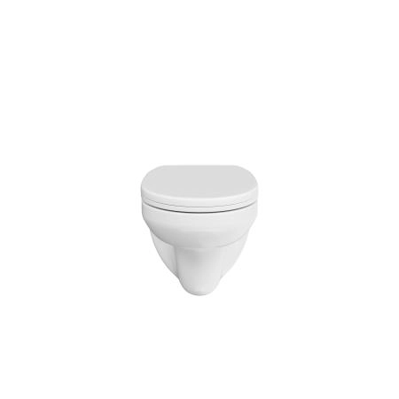 Унитаз Kerama Marazzi PRO ПРО KPRO.wc.02 подвесной безободковый с сиденьем, белый глянцевый