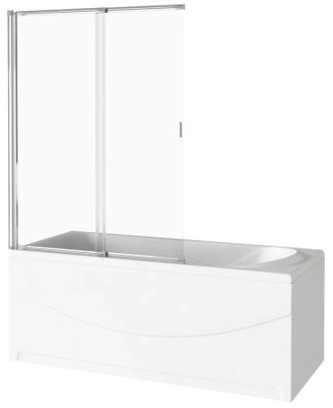 Шторка для ванны GOOD DOOR SCREEN SL-100-C-CH 4 мм 100 прозрачное