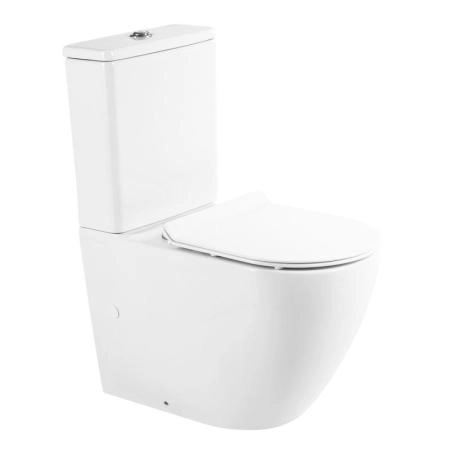Унитаз безободковый Belbagno SFERA-R BB2141CPR напольный (бачок/сиденье отдельно)