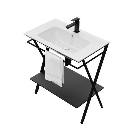 Металлическая структура Kerama Marazzi PIANO NEXT ПИАНО НЕКСТ PIA.N.75\BLK напольная 75, черная матовая