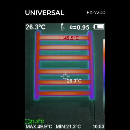 Полотенцесушитель FIXSEN UNIVERSAL FX-7200B 600х500, электрический черный