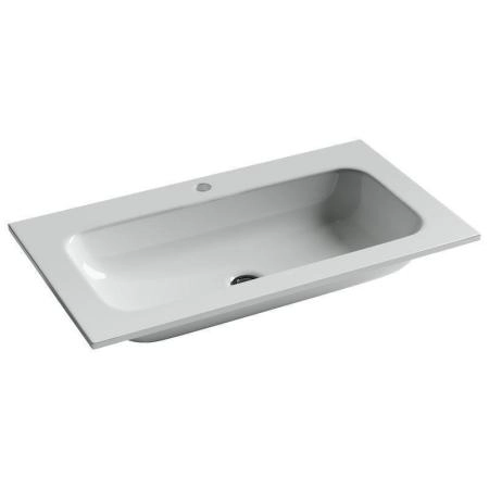 Раковина накладная Grace прямоугольная, с отверстием под смеситель, 810*457*137 мм, цвет белый