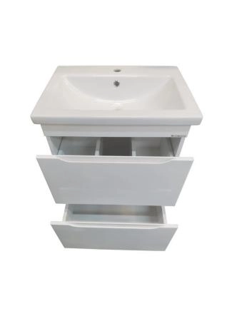 Тумба Corozo Мадисон 80 Z2, Люкс белая, Сомо 80 / Фостер 80  (раковина отдельно)