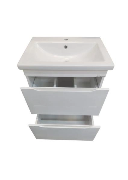 Тумба Corozo Мадисон 80 Z2, Люкс белая, Сомо 80 / Фостер 80  (раковина отдельно)