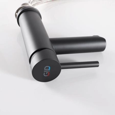 Смеситель Gid Berlin SS080-BM-K для раковины Черный матовый