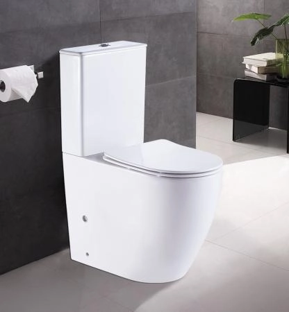 Унитаз напольный AZARIO MIRADA 655х385х920  и сиденье микролифт (AZ-1289A)