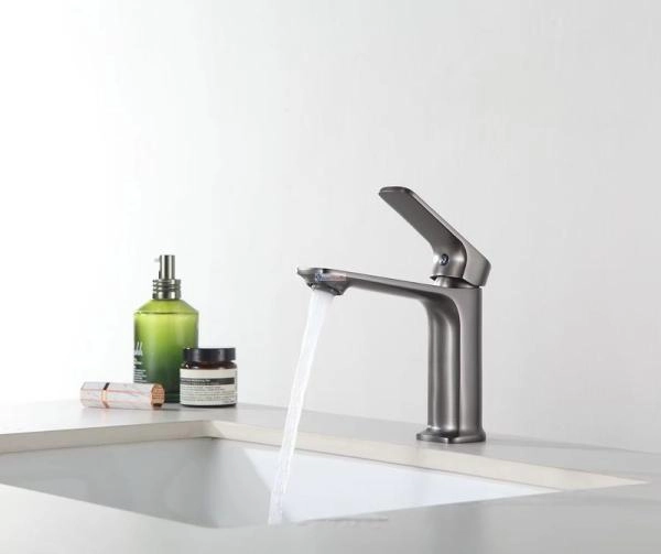 Смеситель для раковин Frap F1086-9 оружейная сталь