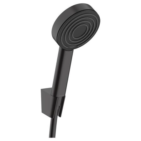 Hansgrohe Pulsify 1j Porter-набор Душевой гарнитур, ручной душ, настенный держатель и шланг 125см., цвет: черный матовый