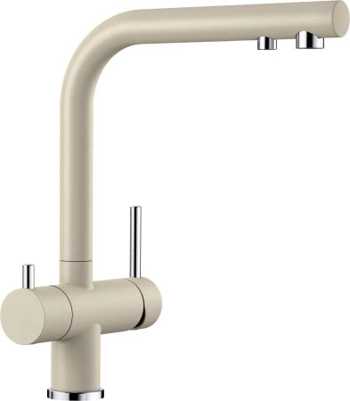 Смеситель Blanco Fontas II 525143 для кухни шампань, с краном для фильтра