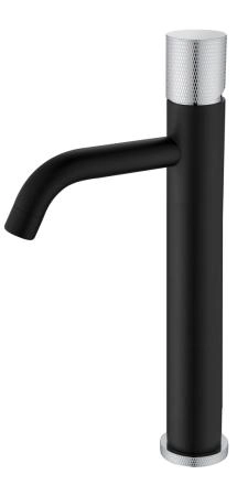 Смеситель STICK Boheme для умыв. выс. BLACK TOUCH CHROME_Комплект 122-BCR.2