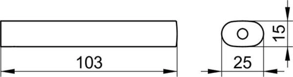 Держатель запасного рулона KEUCO Edition 400 11563010000 Хром