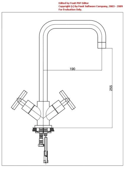 Смеситель для кухни GPD NINO LEB05 хром