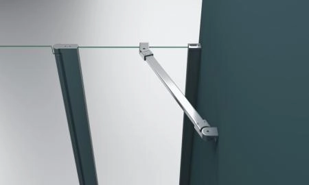 Душевой уголок BelBagno ETNA 100x80 прозрачное стекло 6 мм профиль хром ETNA-AH-12-100/80-C-Cr