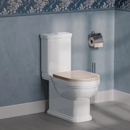 Сиденье Kerama Marazzi POMPEI ПОМПЕИ PO.seat.01\CAM быстросъемное с механизмом плавного опускания, камео бежевый