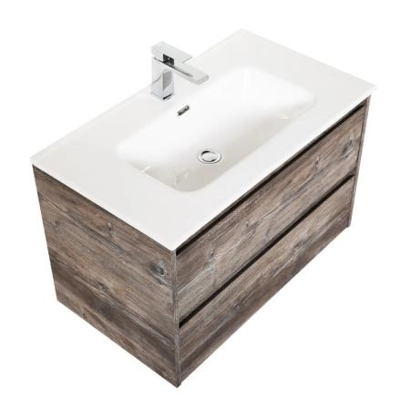 Тумба под раковину Belbagno KRAFT Bianco Opaco подвесная KRAFT-800-2C-SO-BO