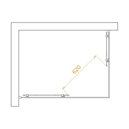 Душевой уголок RGW PA-040B Passage 120x90 Черный матовый матовое
