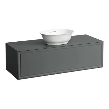 Laufen New Classic Тумба с раковиной, 117.5x45.5x34.5см, 1 ящиком, подвесная, цвет: серый