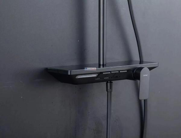 Душевая система Gappo G2496-16 черный матовый с изливом