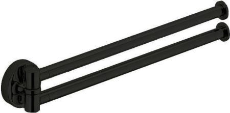 Полотенцедержатель Colombo Plus W4913.NM 2-ой 345мм, чёрный матовый
