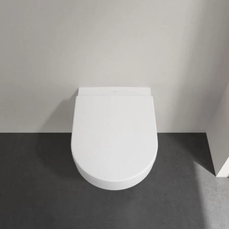 Villeroy&Boch Architectura Комплект Унитаз-подвесной 37х53х33см., сиденье с функцией QuickRelease, Softclose, цвет: альпийский белый