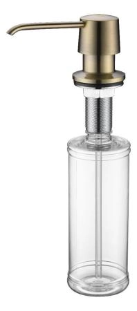 Дозатор для жидкого мыла Paulmark SAUBER, D001-BR, бронза