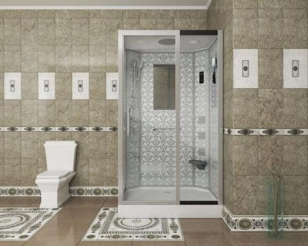 Душевая кабина Niagara Luxe NG-7711WR (900x1200х2150) низкий поддон стенки БЕЛЫЕ