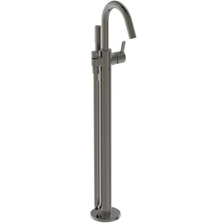 Ideal Standard Joy Смеситель для ванны, напольный, с ручным душем Stick, шланг для душа Idealflex 125см., для монтажа с A6133NU, цвет: PVD Magnetic Grey